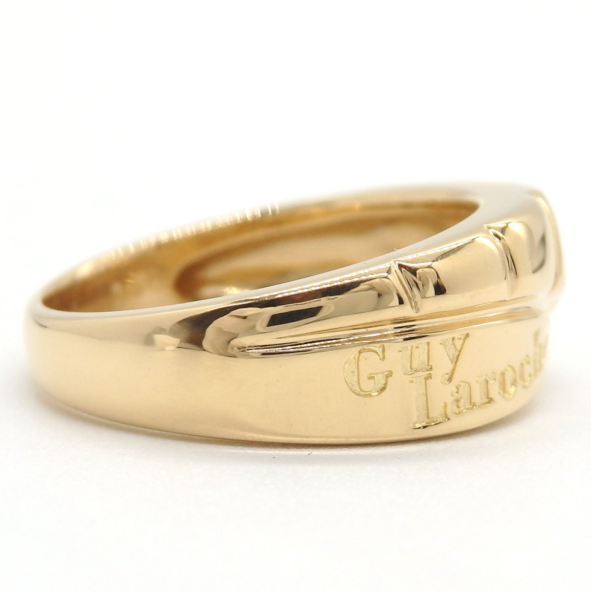 画像4: 【Guy Laroche】ギラロッシュ　K18 ゴールド　K18YG　イエローゴールド　ダイヤモンド 0.04ct 　指輪　中古　美品 新品仕上済　レディース　ジュエリー 　ダイヤ　リング 　質屋