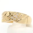 画像2: 【Guy Laroche】ギラロッシュ　K18 ゴールド　K18YG　イエローゴールド　ダイヤモンド 0.04ct 　指輪　中古　美品 新品仕上済　レディース　ジュエリー 　ダイヤ　リング 　質屋 (2)