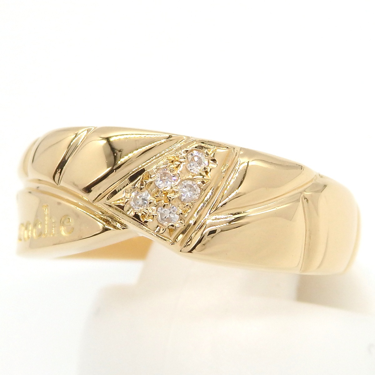 画像2: 【Guy Laroche】ギラロッシュ　K18 ゴールド ダイヤモンド 0.04ct 　指輪　中古　美品 新品仕上済　レディース　ジュエリー 　ダイヤ　リング 　質屋