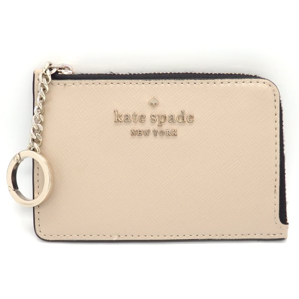 画像1: 【katespade】ケイトスペード カードポケット　ホルダー付　コインケース　財布 　キーケース WLR00126　レディース 中古　美品 コンパクト　ウォレット　C408 質屋