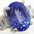 画像3: Pt900 プラチナ　タンザナイト　2.52ct　ダイヤモンド　0.25ct 　指輪 　ソーティング付　中古　美品　新品仕上済　レディース　ジュエリー　リング　天然ゾイサイト　12月誕生石　質屋 (3)