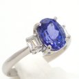 画像2: Pt900 プラチナ　タンザナイト　2.52ct　ダイヤモンド　0.25ct 　指輪 　ソーティング付　中古　美品　新品仕上済　レディース　ジュエリー　リング　天然ゾイサイト　12月誕生石　質屋 (2)