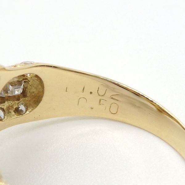 画像5: K18 ゴールド サファイア 1.02ct 0.50ct　ダイヤモンド 1.53ct 指輪　中古　美品　リング　ダイヤ　レディース　ジュエリー　9月誕生石 質屋