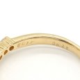 画像5: K18 ゴールド K18YG イエローゴールド　エメラルド 0.10ct ダイヤモンド 0.25ct　指輪 　リボン　中古　美品　質屋　5月誕生石 レディース　ジュエリー　ダイヤ　リング (5)