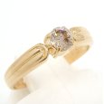 画像3: K18 ゴールド  K18YG イエローゴールド　ダイヤモンド 0.30ct　ブラウン　指輪 中古　美品　新品仕上済　質屋　4月誕生石 レディース　ジュエリー　ダイヤ　リング (3)