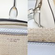 画像4: 【Kate spade】ケイトスペード　ストロー　麦わら　レザー　2WAY 　バッグ　ハンドバッグ　ショルダーバッグ　中古　美品　レディース　質屋 (4)