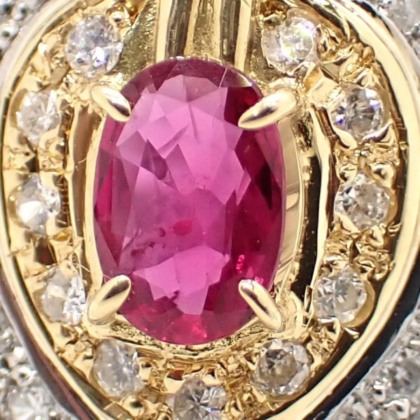 画像5: K18 ゴールド　Pt900 プラチナ　ルビー 0.50ct ダイヤモンド 0.31ct 指輪 中古　美品　レディース　ジュエリー　ダイヤ　リング　コンビ　ハート　質屋