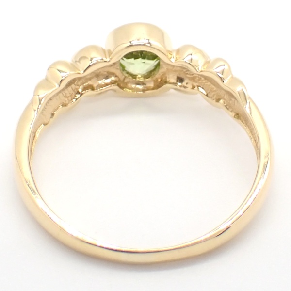 画像4: K18 ゴールド　 ペリドット 指輪 　中古　美品　レディース　ジュエリー　リング　アクセサリー　質屋　8月誕生石
