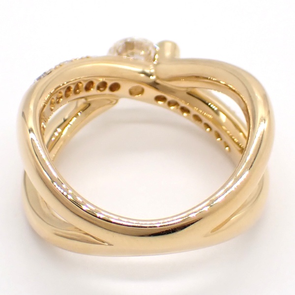 画像4: K18YG イエローゴールド ダイヤモンド 0.68ct 指輪 　中古　美品　新品仕上げ済　レディース　ジュエリー　ダイヤ　リング　質屋　4月誕生石