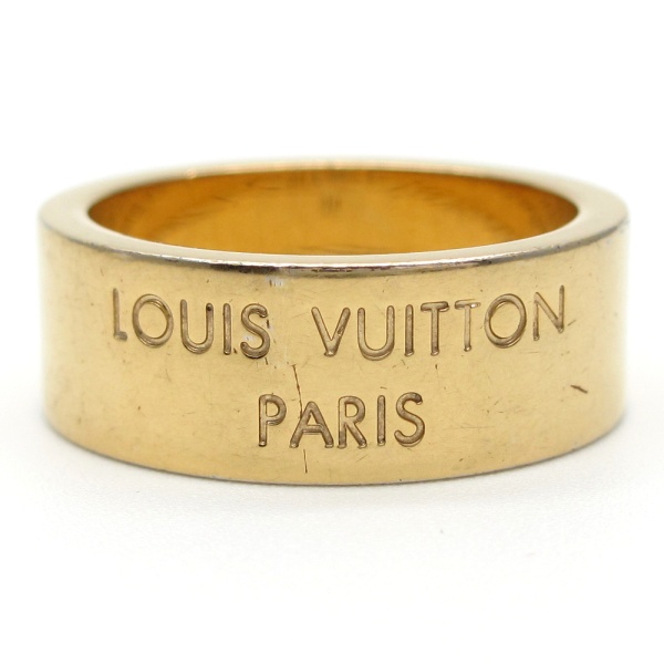 画像3: 【LOUIS VUITTON】ルイ・ヴィトン　バーグ・LVインスティンクト M00513 OB1252 アクセサリー リング 指輪 1本　M　ゴールドGP　 中古　質屋 メンズリング　ブランドジュエリー