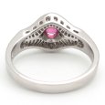 画像4: Pt900 プラチナ　ルビー 0.51ct　ダイヤモンド 0.48ct　 指輪 　ソーティング付　中古　美品　新品仕上済　レディース　ジュエリー　ダイヤ　リング　7月誕生石　質屋 (4)