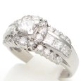 画像2: Pt900 プラチナ　ダイヤモンド　1.56ct　指輪　中古　美品　新品仕上済　ダイヤ　プリンセスカット　ブリリアンカット　リング　レディース　ジュエリー　豪華 1カラットUP　4月誕生石　質屋 (2)