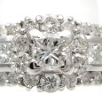 画像4: Pt900 プラチナ　ダイヤモンド　1.56ct　指輪　中古　美品　新品仕上済　ダイヤ　プリンセスカット　ブリリアンカット　リング　レディース　ジュエリー　豪華 1カラットUP　4月誕生石　質屋 (4)