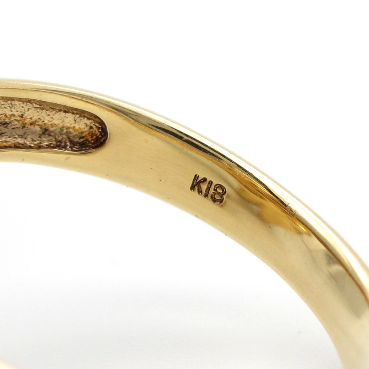 画像5: K18　ゴールド　K18YG　イエローゴールド　パール　6.5ｍｍ　指輪　フラワー　中古　美品　ジュエリー　真珠　リング　レディース　アクセサリー　6月誕生石　質屋