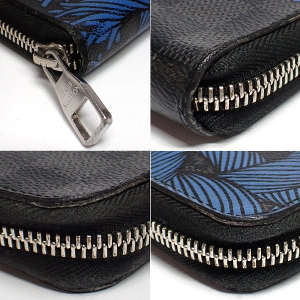 画像5: 【LOUIS VUITTON】ルイ・ヴィトン　ダミエ・グラフィット　クリストファーネメス　ジッピーオーガナイザー　N41683　メンズ　長財布　長札入れ　財布　ウォレット　黒　中古　質屋