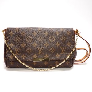 【LOUIS VUITTON】ルイ・ヴィトン　フェイボリットMM　モノグラム　2WAY　チェーンショルダー　斜め掛けショルダー　M40718　中古　美品　モノグラムキャンバス　レディース 　ブラウン　バッグ　質屋　