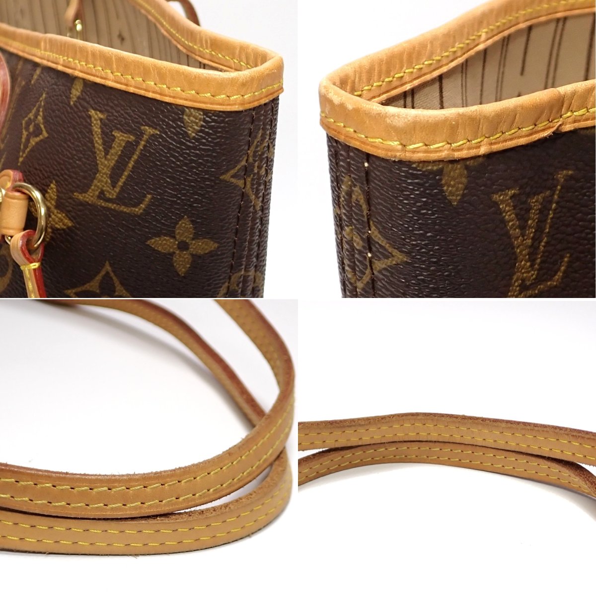 画像4: 【LOUIS VUITTON】ルイ・ヴィトン　モノグラム　ネヴァーフルMM　M40156　トートバッグ　中古　美品　バッグ　ヴィトン　ショルダーバッグ　肩掛け　レディース　質屋