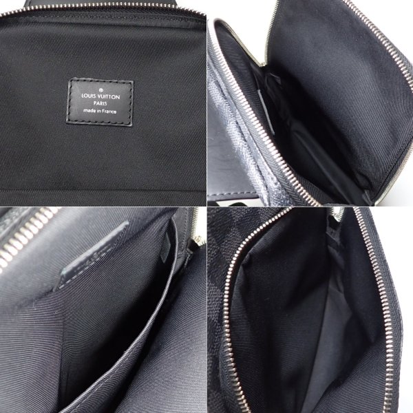画像5: 【LOUIS VUITTON】ルイ ヴィトン アヴェニュー・スリングバッグ　ボディバッグ　N41719　ダミエ・グラフィット 斜め掛け　中古　メンズ　バッグ　質屋