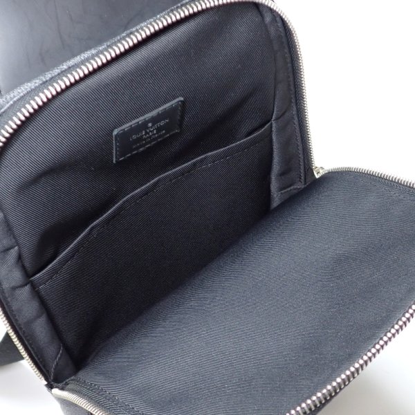 画像3: 【LOUIS VUITTON】ルイ ヴィトン アヴェニュー・スリングバッグ　ボディバッグ　N41719　ダミエ・グラフィット 斜め掛け　中古　メンズ　バッグ　質屋