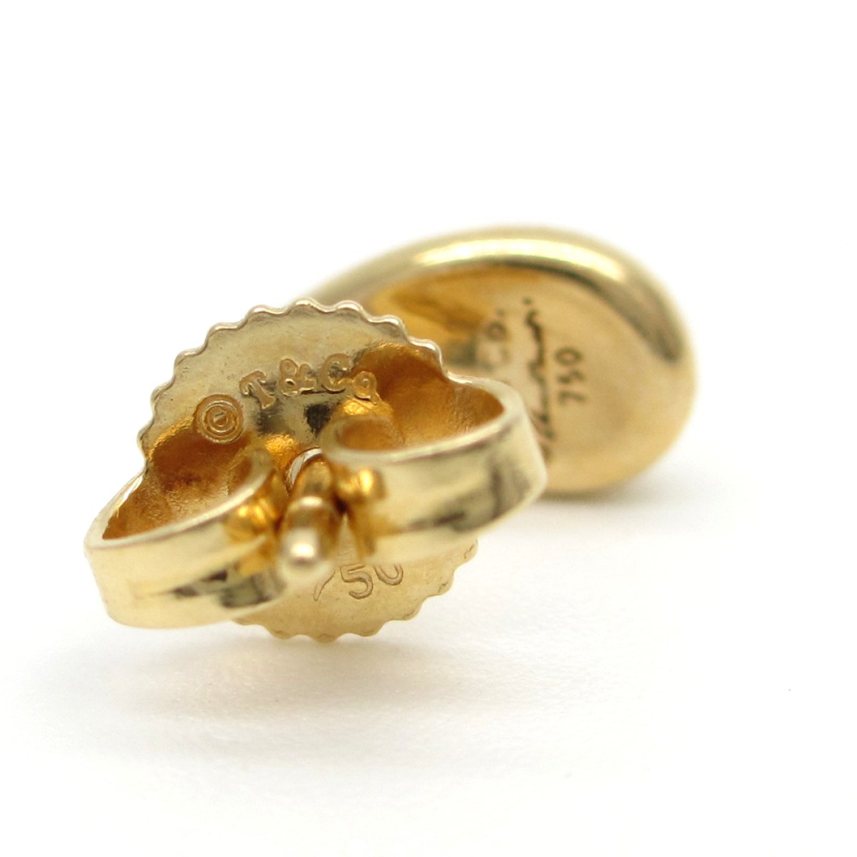 画像5: 【【TIFFANY&Co.】ティファニー　ティアドロップ　750　K18YG　イエローゴールド　ピアス　ゴールド 　中古　美品　涙型　K18　ブランドジュエリー　レディース　ジュエリー　洗浄・消毒済　質屋