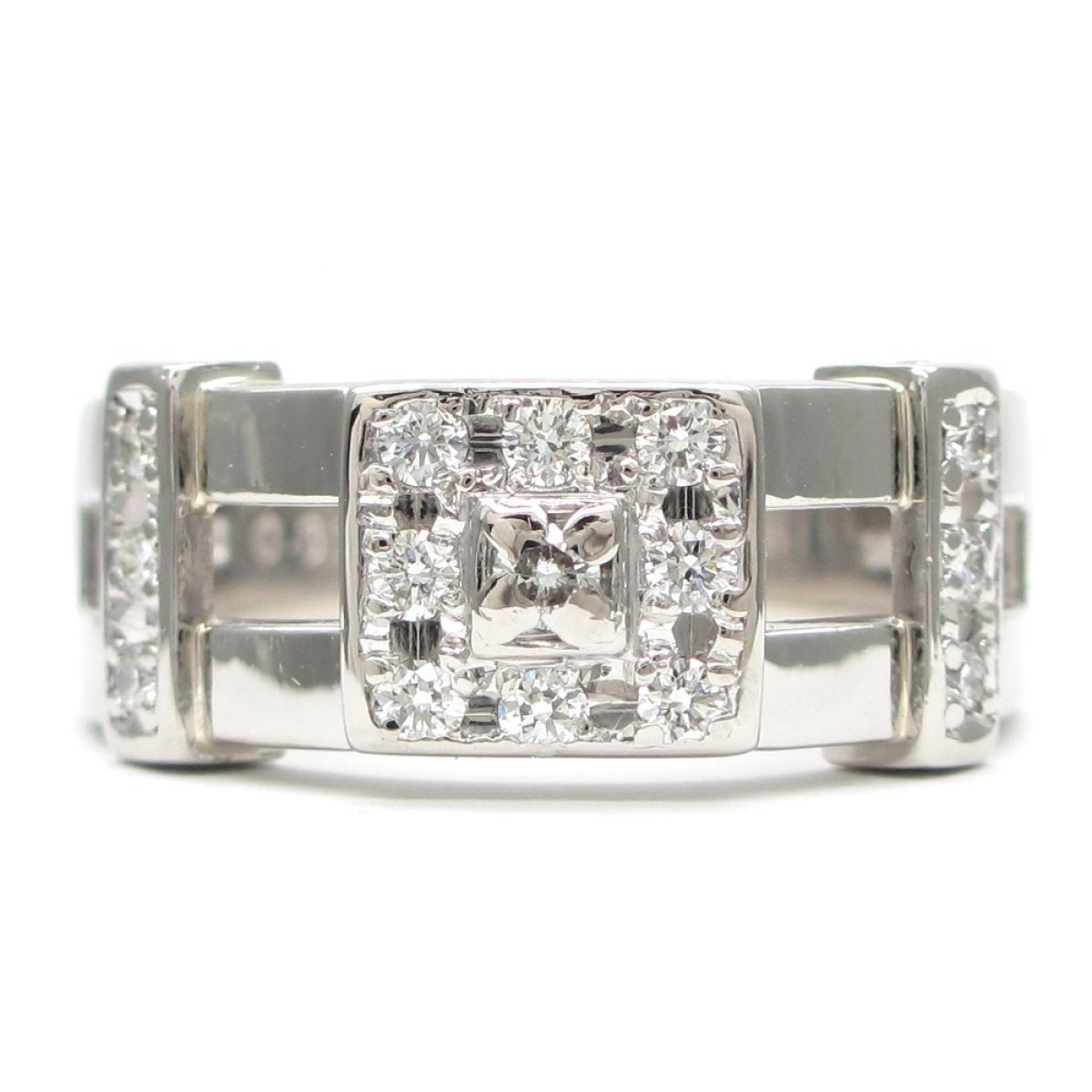 画像2: 【LANVIN】ランバン　Pt900 プラチナ　ダイヤモンド 0.31ct　　指輪　中古　美品　新品仕上げ済　ダイヤ　リング　質屋　レディース　ジュエリー　4月誕生石