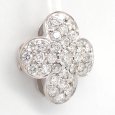 画像3: K18WG ホワイトゴールド　ダイヤモンド 1.00ct　1カラット　ペンダント　トップ　ダイヤ　フラワー　中古　美品　4月誕生石　トップのみ　レディース　ジュエリー　アクセサリー　お花　質屋 (3)