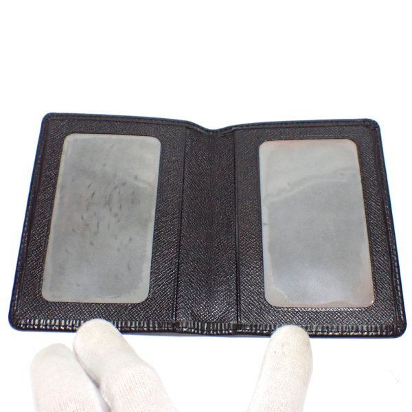 画像4: 【LOUIS VUITTON】ルイ　ヴィトン　ポルト 2カルト ヴェルティカル　エピ　ブラック　パスケース　レザー　M63202　中古　メンズ　小物　ブランド　定期入れ　パスカード　黒　質屋