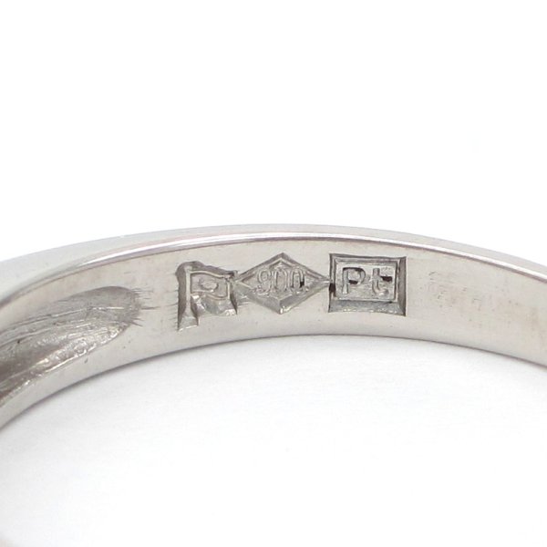 画像5: Pt900 プラチナ　ダイヤモンド　0.25ct　指輪　中古　ダイヤ　美品　新品仕上げ済　リング　レディース　ジュエリー　一文字型　質屋　4月誕生石