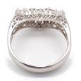 画像4: Pt900 プラチナ　ダイヤモンド　1.00ct　1カラット　指輪　中古　ダイヤ　V字　美品　リング　質屋　レディース　ジュエリー　V　4月誕生石 (4)