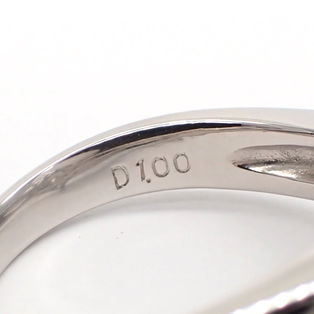 画像5: Pt900 プラチナ　ダイヤモンド　1.00ct　指輪　中古　ダイヤ　1カラット　フラワー　美品　新品仕上げ済　豪華　リング　質屋　レディース　ジュエリー　花　4月誕生石