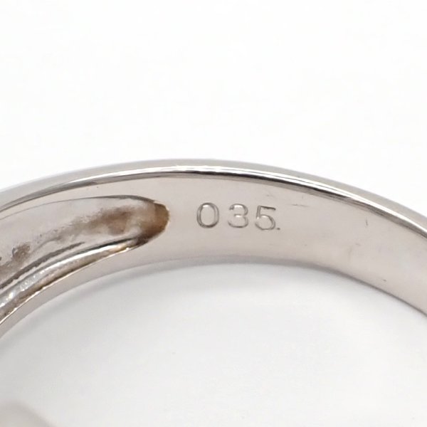 画像5: Pt900 プラチナ　ダイヤモンド　0.35ct　指輪　中古　ダイヤ　フラワー　美品　新品仕上げ済　リング　質屋　レディース　ジュエリー　花　4月誕生石