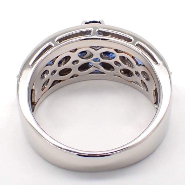画像4: Pt900 プラチナ　サファイア　1.32ct　ダイヤモンド　0.25ct　指輪　中古　ダイヤ　美品　リング　質屋　9月誕生石　アクセサリー　レディース　ジュエリー