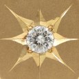 画像5: K18　ゴールド　イエローゴールド　ダイヤモンド　0.294ct　指輪　中古　ダイヤ　印台型　メンズ　美品　リング　サイズ20号　質屋　メンズジュエリー　アクセサリー　艶消し　4月誕生石 (5)