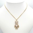 画像5: K18 ゴールド　イエローゴールド　K18YG　ダイヤモンド 3.10ct　ペンダント　トップのみ　クマ　３カラットアップ　豪華　中古　美品　ダイヤ　質屋　ベア　熊　トップ　レディース　ジュエリー　4月誕生石　動物 (5)