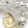 画像3: amije　アミジュ　K18　ゴールド　イエローゴールド　K18WG ホワイトゴールド　ダイヤモンド 0.24ct　ペンダント　トップ　ダイヤ　フラワー　中古　美品　レディース　ジュエリー　アクセサリー　お花　質屋 (3)