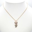 画像5: K18　ゴールド　750　サファイア　0.72ct　ダイヤモンド 0.18ct　ペンダントトップ　パヴェ　動物　中古　美品　レディース　ジュエリー　アクセサリー　動物　質屋　9月誕生石 (5)