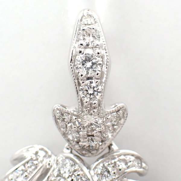 画像3: K18WG　ホワイトゴールド　アレキサンドライト 2.20ct　ダイヤモンド 0.75ct　ペンダントトップ　ソーティング付　パヴェダイヤ　ブドウ　中古　美品　レディース　ジュエリー　アクセサリー　果物　6月誕生石　質屋