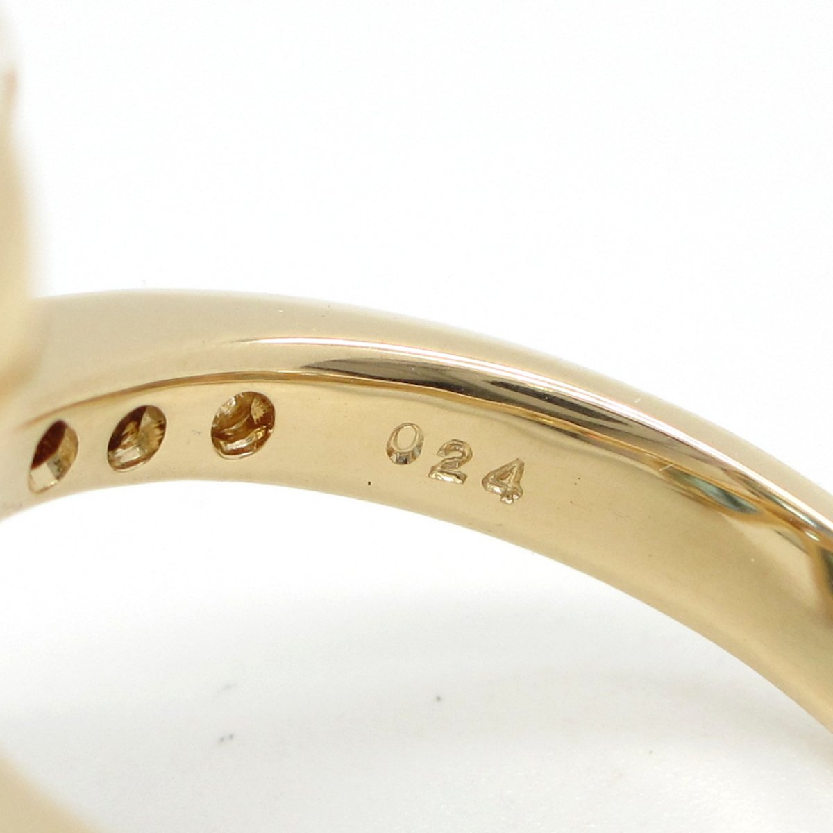 画像5: K18 ゴールド　イエローゴールド　K18YG　ブルートパーズ 　ダイヤモンド 0.24ct　指輪　中古　美品　新品仕上げ済　レディース　リング　フラワー　ダイヤ　デザインリング　ジュエリー　お花　豪華　質屋　11月誕生石