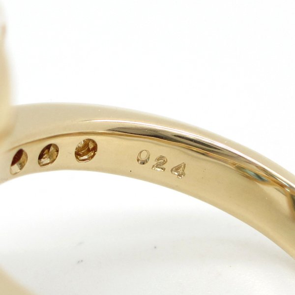 画像5: K18 ゴールド　イエローゴールド　K18YG　ブルートパーズ 　ダイヤモンド 0.24ct　指輪　中古　美品　新品仕上げ済　レディース　リング　フラワー　ダイヤ　デザインリング　ジュエリー　お花　豪華　質屋　11月誕生石