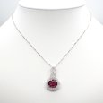 画像5: K18WG　ホワイトゴールド　トルマリン 4.03ct　ダイヤモンド 0.27ct　ペンダントトップ 　ダイヤ　中古　美品　トップのみ　ペンダント　ジュエリー　レディース　アクセサリー　10月誕生石　質屋 (5)