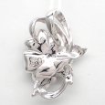 画像3: Pt900 プラチナ　ルビー 0.47ct　ダイヤモンド 0.09ct　ペンダントトップ 　フラワー　ダイヤ　中古　美品　トップのみ　ペンダント　ジュエリー　レディース　アクセサリー　花　７月誕生石　質屋 (3)