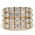 画像1: K18　ゴールド　イエローゴールド　ダイヤモンド　2.00ct　指輪　2カラット　中古　ダイヤ　豪華　美品　新品仕上げ済　リング　レディース　ジュエリー　アクセサリー　ゴージャス　質屋　4月誕生石 (1)