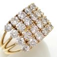 画像5: K18　ゴールド　イエローゴールド　ダイヤモンド　2.00ct　指輪　2カラット　中古　ダイヤ　豪華　美品　新品仕上げ済　リング　レディース　ジュエリー　アクセサリー　ゴージャス　質屋　4月誕生石 (5)