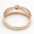 画像3: K18　ゴールド　ピンクゴールド　ダイヤモンド　0.30ct　指輪　中古　ダイヤ　美品　リング　レディース　ジュエリー　アクセサリー　シンプル　質屋　4月誕生石 (3)