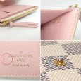 画像5: 【LOUIS VUITTON】ルイ・ヴィトン ポルトフォイユ・ヴィクトリーヌ ダミエアズール　ローズバレリーヌ　N64022 ホック開閉式 三つ折り 財布　中古　美品　 ウォレット　質屋　 (5)
