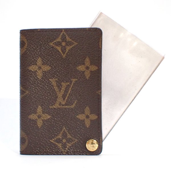 画像1: 【【LOUIS VUITTON】ルイ・ヴィトン ポルトカルト・クレディ・プレッシオン カードケース　M60937　モノグラム　透明ポケット　中古　袋　箱　美品　質屋　ヴィトン　メンズ　レディース　小物　カード