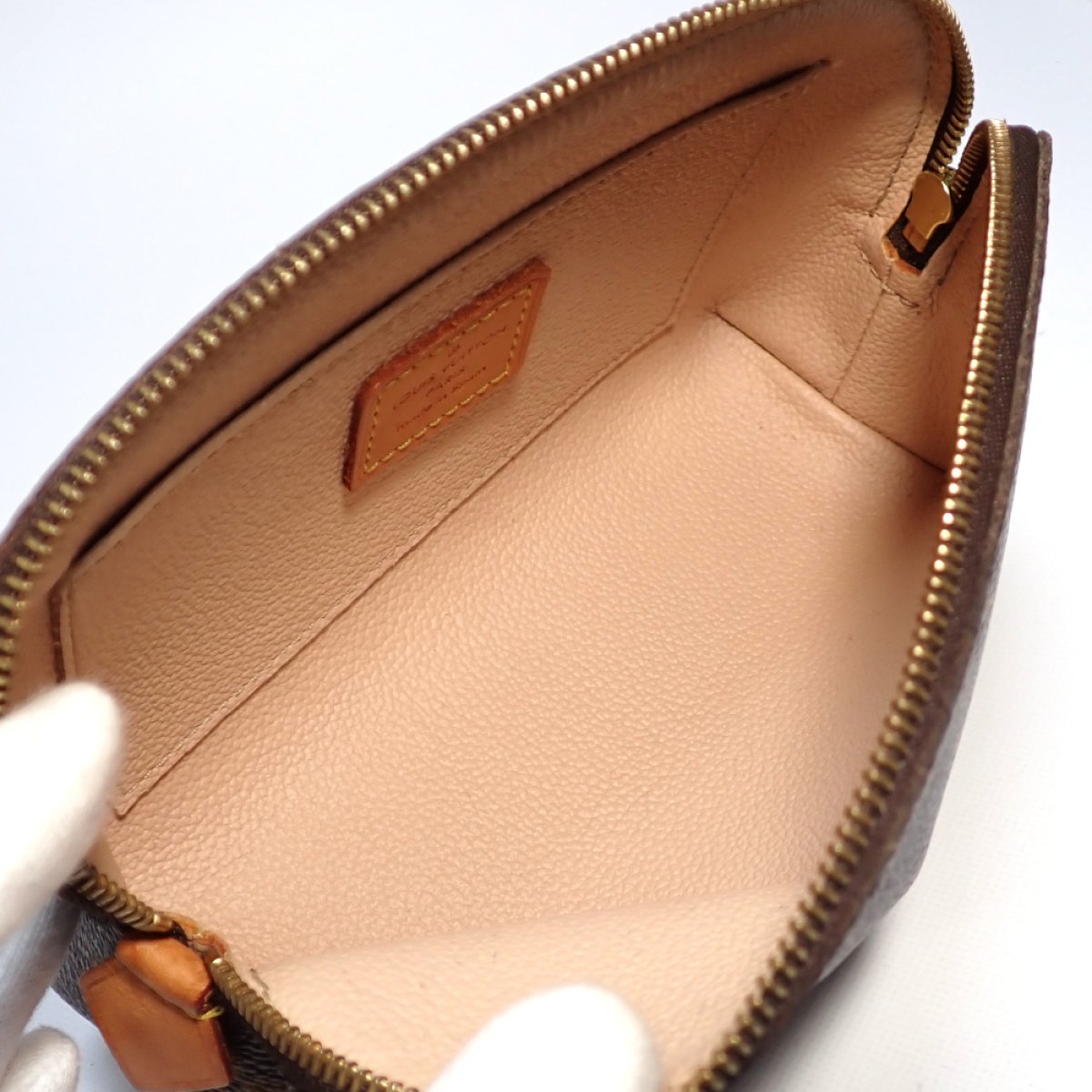 画像3: 【LOUIS VUITTON】ルイ・ヴィトン ポシェット・コスメティック PM　化粧ポーチ　レディース　モノグラム　M47515　中古　質屋　ヴィトン　メンズ　レディース　小物　ポーチ　