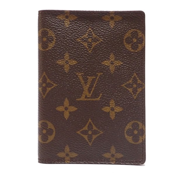 画像1: 【LOUIS VUITTON】ルイ・ヴィトン クーヴェルテュール・パスポール モノグラム M60179　パスポートカバー　パスポートケース　中古　美品　質屋　ヴィトン　メンズ　レディース　小物　パスポート　カード　