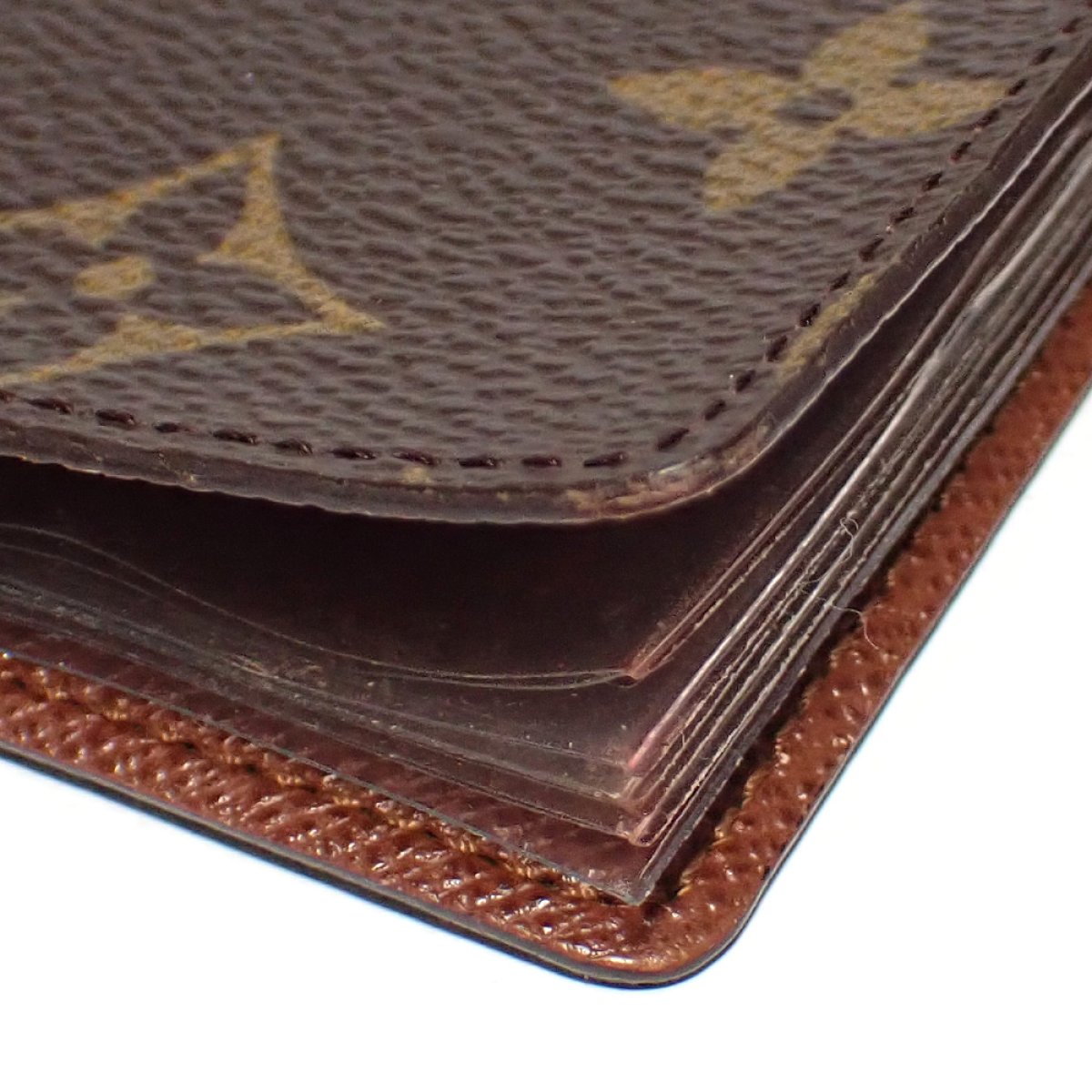 画像5: 【【LOUIS VUITTON】ルイ・ヴィトン ポルトカルト・クレディ・プレッシオン カードケース　M60937　モノグラム　透明ポケット　中古　袋　箱　美品　質屋　ヴィトン　メンズ　レディース　小物　カード