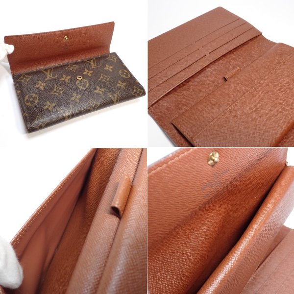 画像5: 【LOUIS VUITTON】ルイ・ヴィトン ポルト トレゾール・インターナショナル　三つ折り　長財布　ウォレット　モノグラム　レディース　M61215　中古　質屋